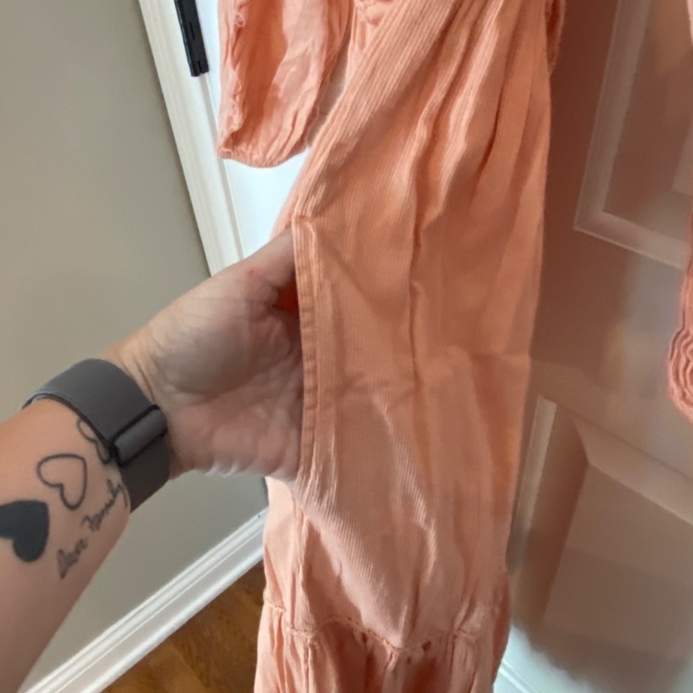 Ulla Johnson Sheila Embroidered Dress Pinkish-Peach 33386 - Picture 11 of 16